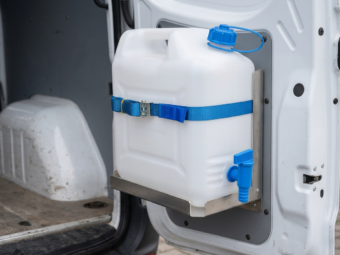 Jerrycan 10 L met aluminium houder