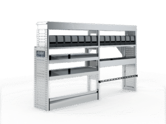 Aluca bedrijfswagen inrichting nieuw