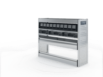 Aluca bedrijfswagen inrichting nieuw