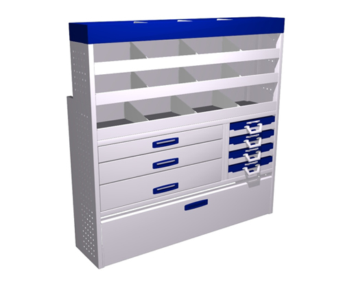 Service System STK-G-4-150 nieuwe bedrijfswagen inrichting