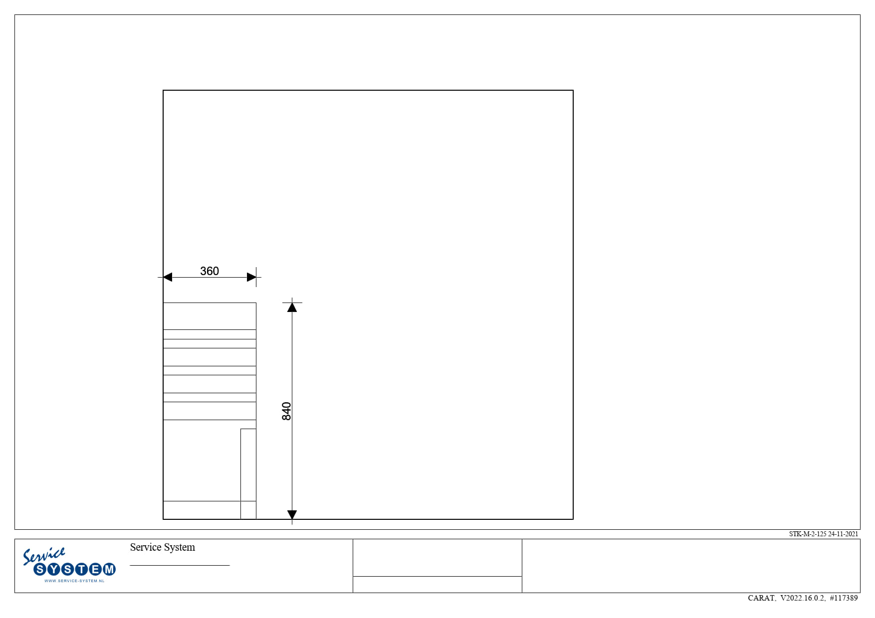 Service System STK-K-2-100 nieuwe bedrijfswagen inrichting - Afbeelding 3