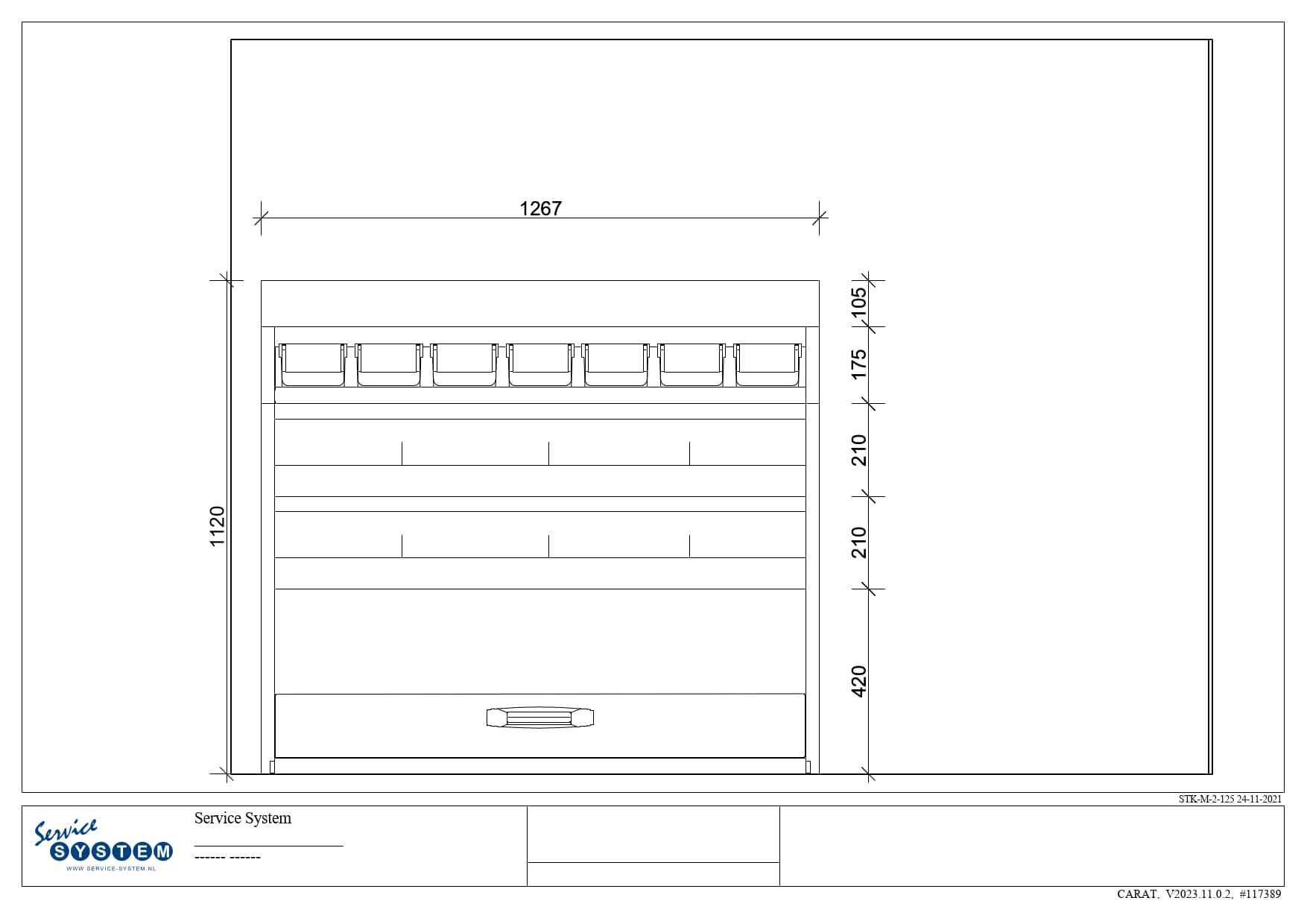 Service System STK-M-4-125 nieuwe bedrijfswagen inrichting - Afbeelding 2