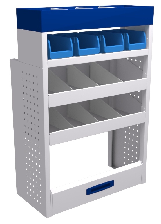 Service System STK-M-4-76 nieuwe bedrijfswagen inrichting