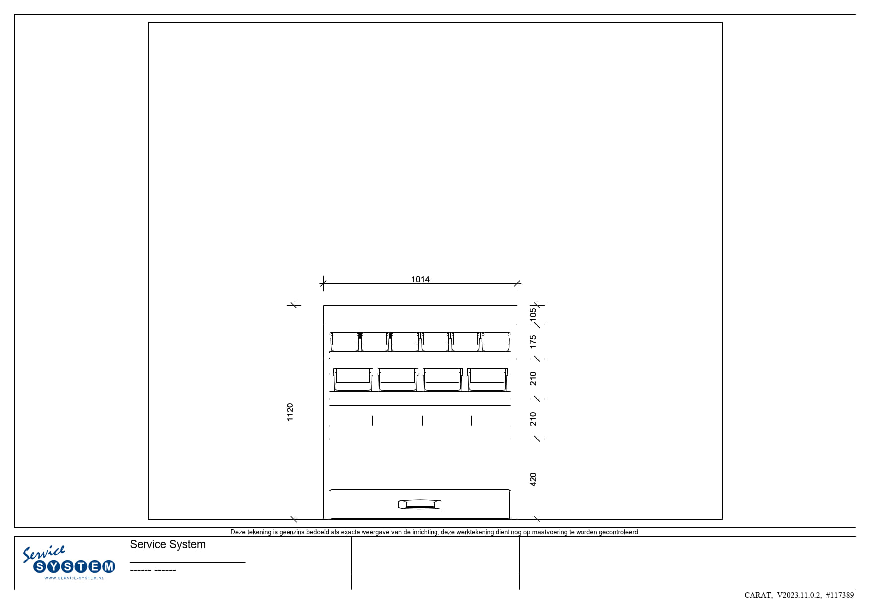 Service System STK-M-5-100 nieuwe bedrijfswagen inrichting - Afbeelding 2