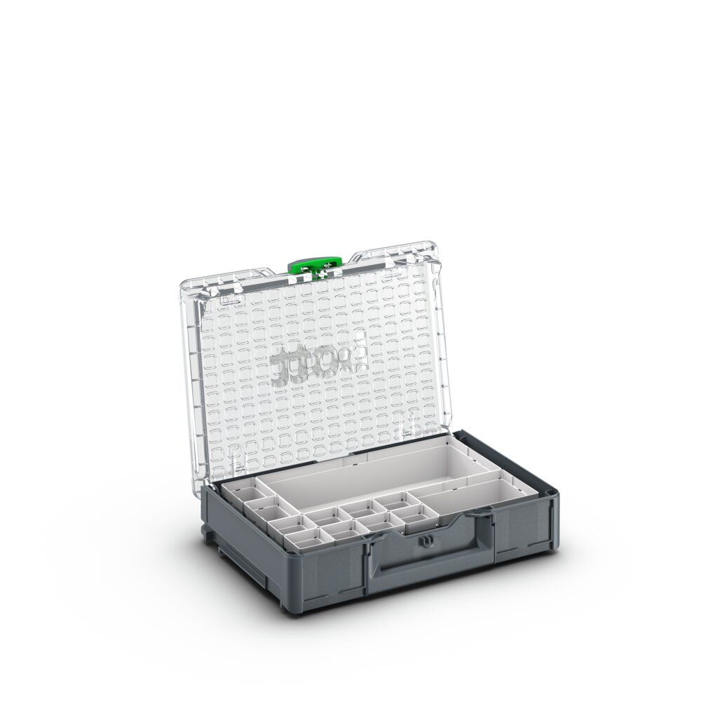 Bott Vario3 Systainer3 koffer kunststof Organizer M 89 met 12 inzetbakjes
