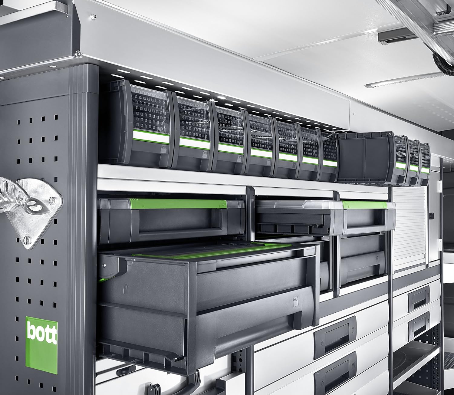 Bott Variosafe L met scheidingswand | Vario2 koffer met deksel - Afbeelding 4