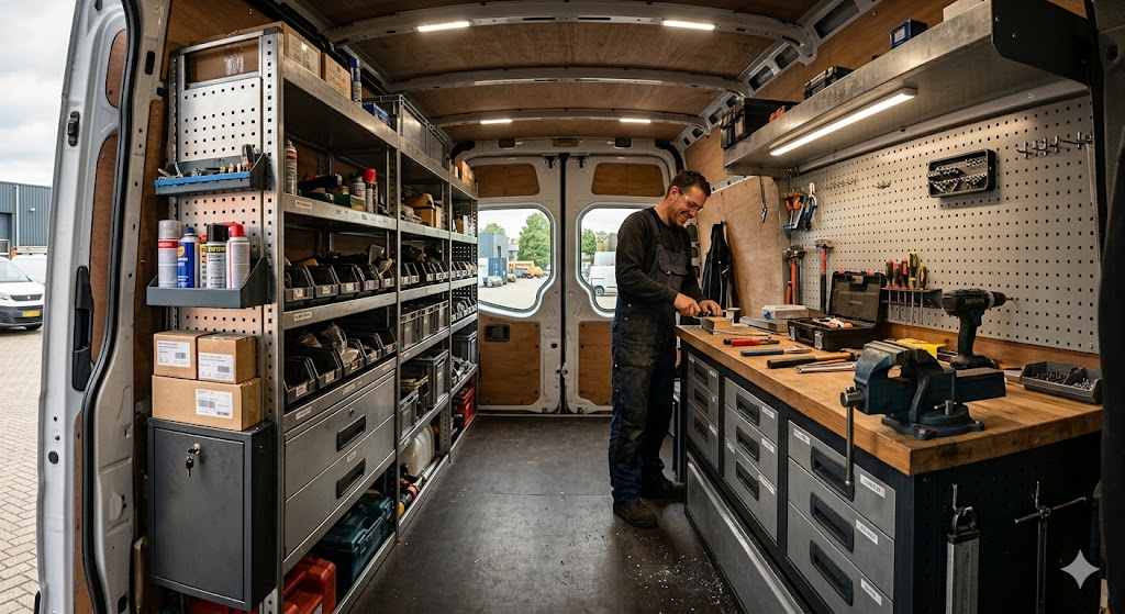 Camionette inrichting voor echte vakmensen
