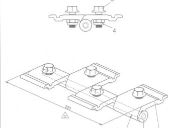 ALTEC scharnier voor RRK oprijplaat