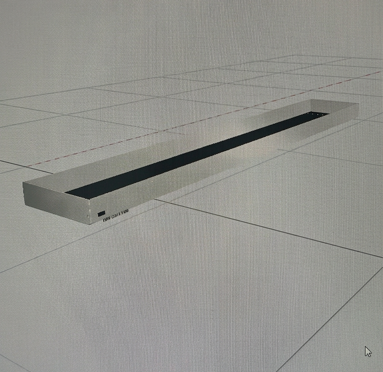 ALUCA langgoedbak | langmateriaalbak | uitschuifbaar 162 - 241 cm - Afbeelding 2