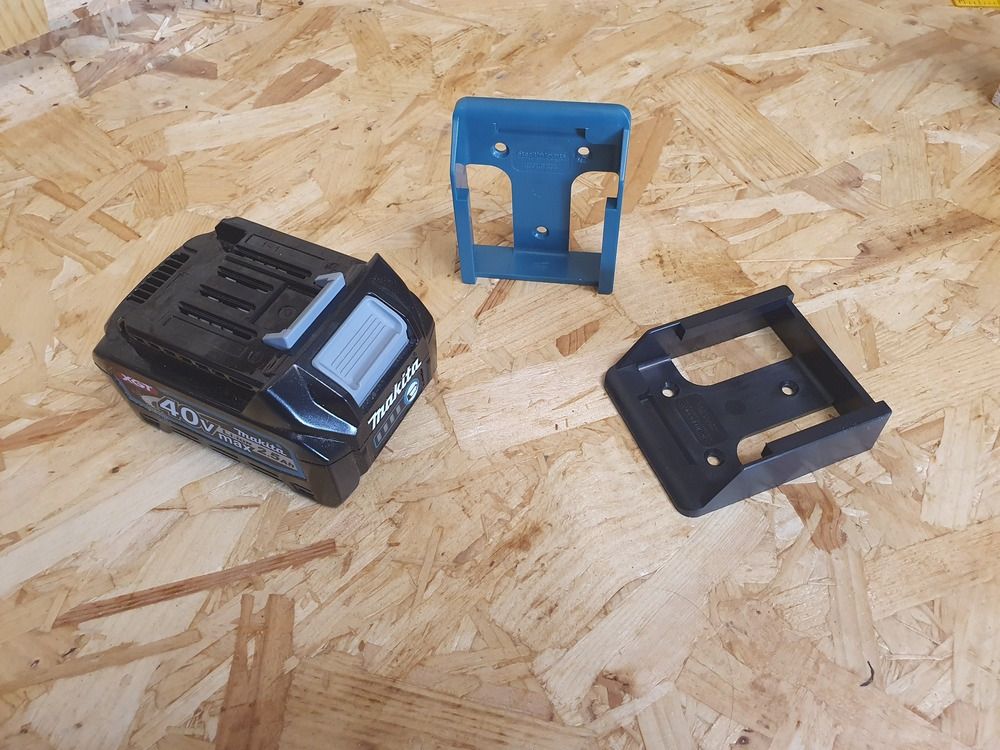 StealthMounts batterijhouders voor Makita 40V accu's - blauw (6 stuks) - Afbeelding 3