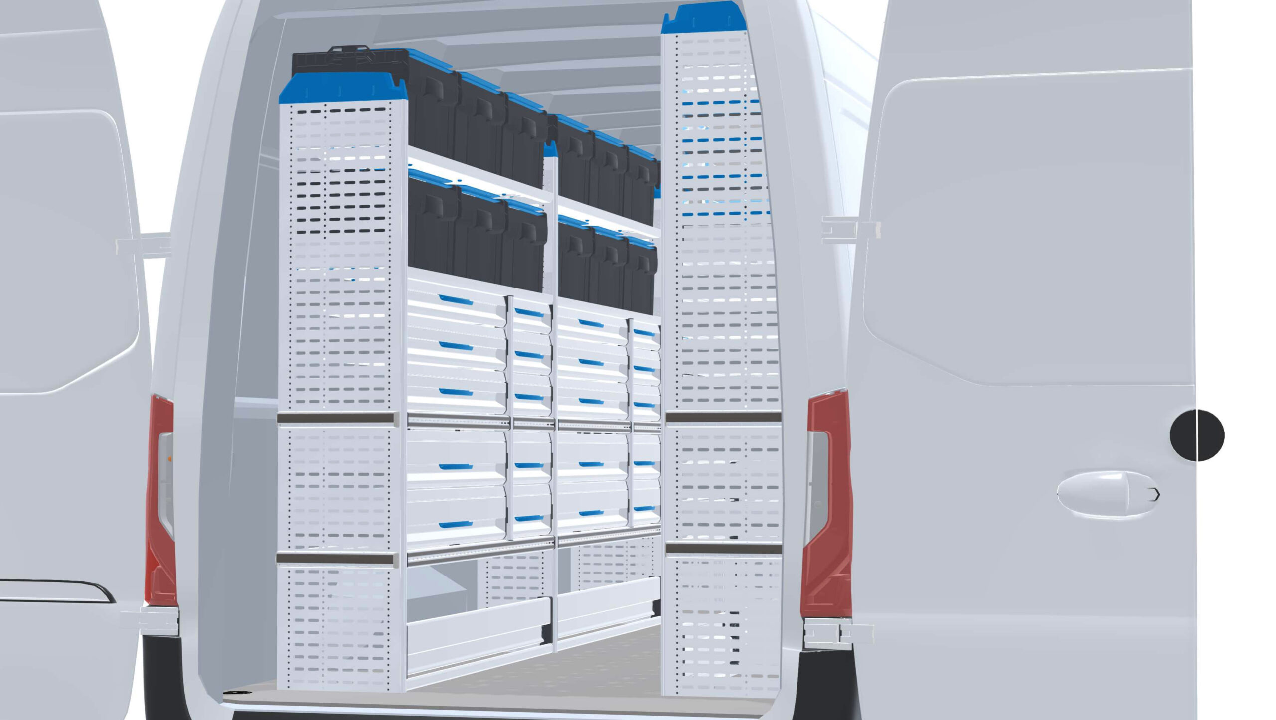 Sortimo SR5max inrichting | Mercedes Sprinter L3 H2 | Nieuw - Afbeelding 5