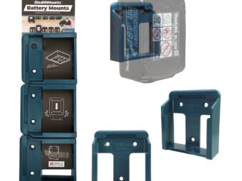 StealthMounts batterijhouders voor Makita 18V accu's - blauw (6 stuks)
