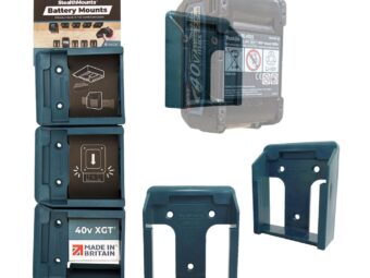 StealthMounts batterijhouders voor Makita 40V accu's - blauw (6 stuks)