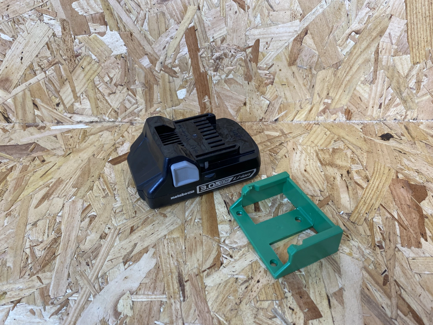 StealthMounts batterijhouders voor Hikoki/Hitachi accu's 18V/36V - groen (6 stuks) - Afbeelding 3