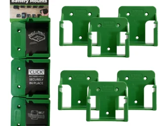 StealthMounts batterijhouders voor Hikoki/Hitachi accu's 18V/36V - groen (6 stuks)